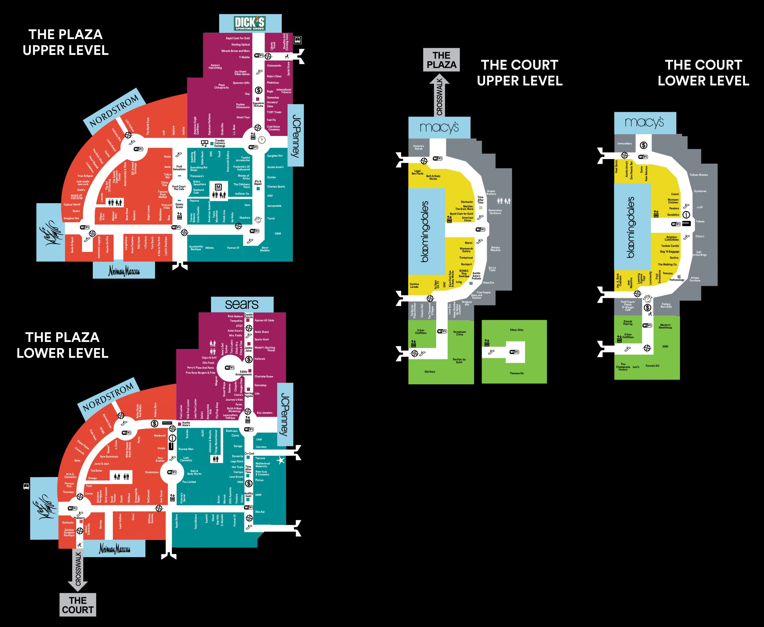 Mall Map For King Of Prussia Mall A Simon Mall Located 