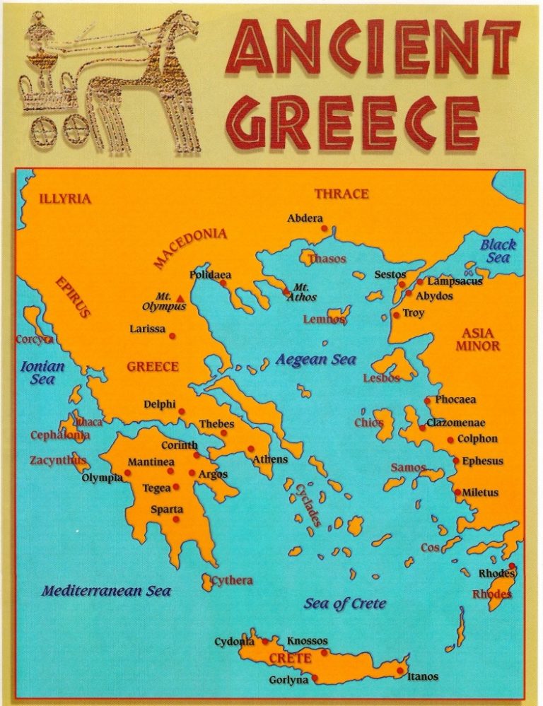 Map Of Ancient Greece Printable Printable Maps