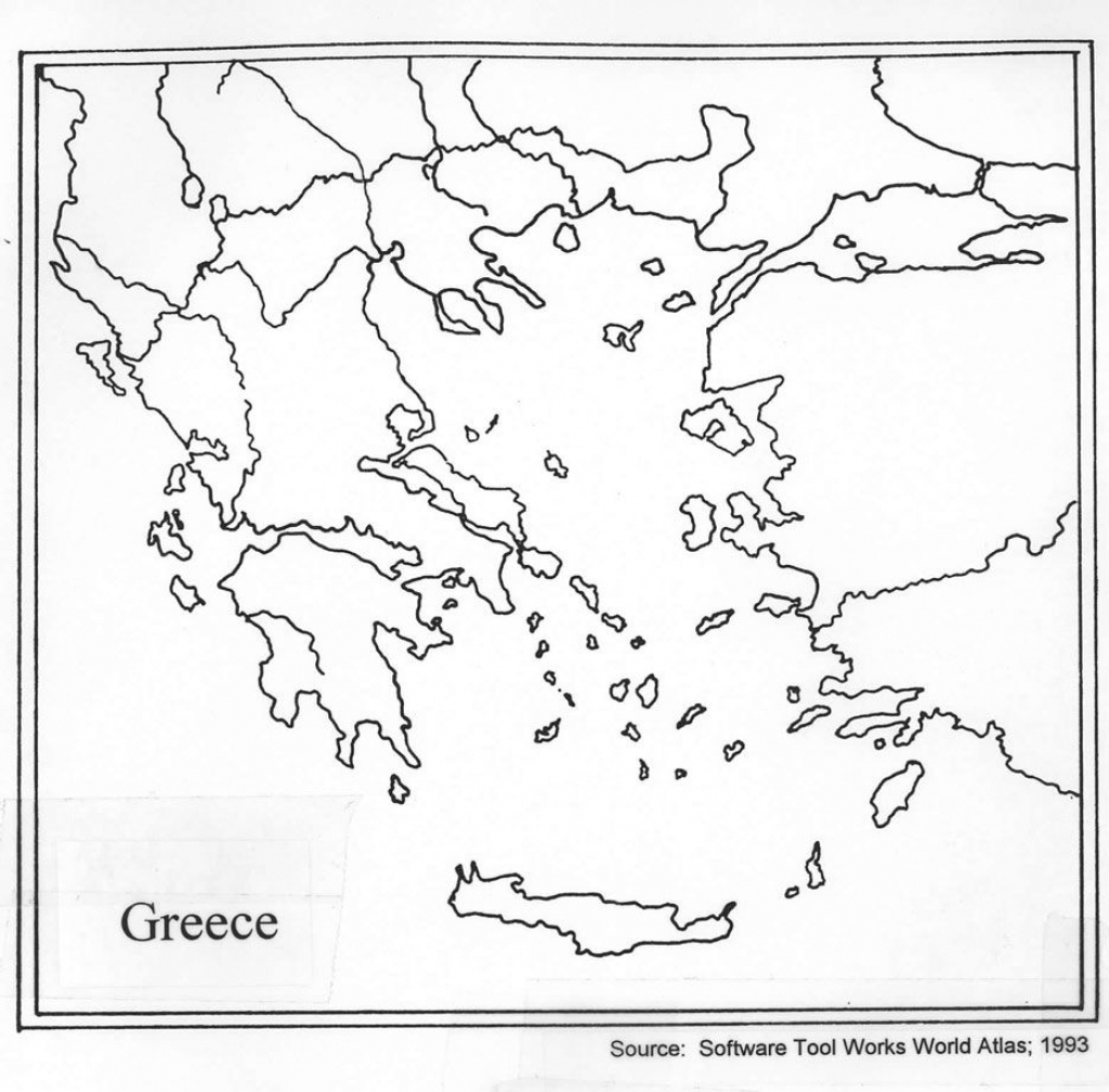 Map Of Ancient Greece Printable Printable Maps