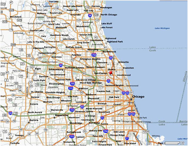 Map Of Chicago Area And Suburbs Printable Map