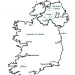 Map Of Ireland Coloring Page Coloring Home