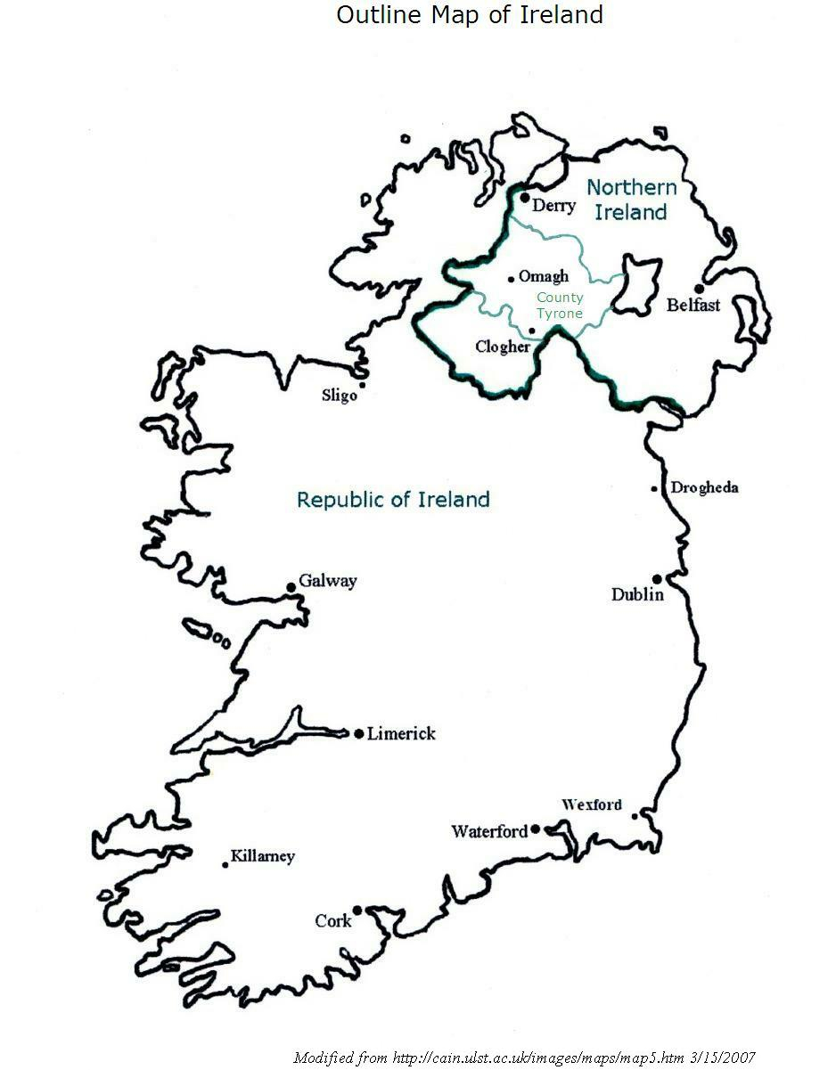 Map Of Ireland Coloring Page Coloring Home Map Of Ireland Coloring Page Coloring Home