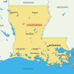 Map Of Louisiana Guide Of The World