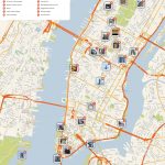 Map Of Manhattan Attractions CVLN RP