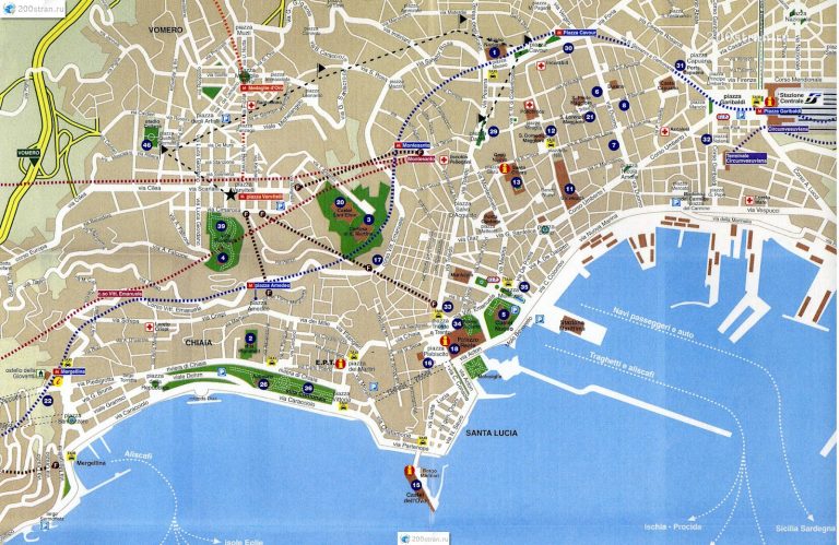 Map Of Naples Italy