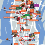 Map Of Nyc Tourist Attractions Sightseeing Tourist Tour