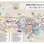 Map Of Palm Springs California And Surrounding Area