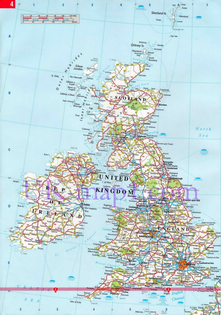 Map Of UK Road Map Of UK Free Download Detailed Roads