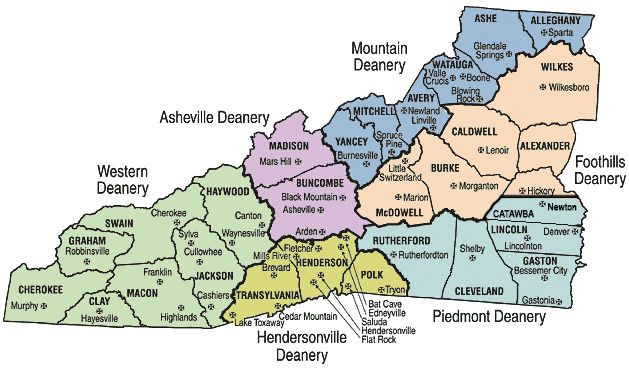 Map Of Western Nc Counties Google Search Western North 