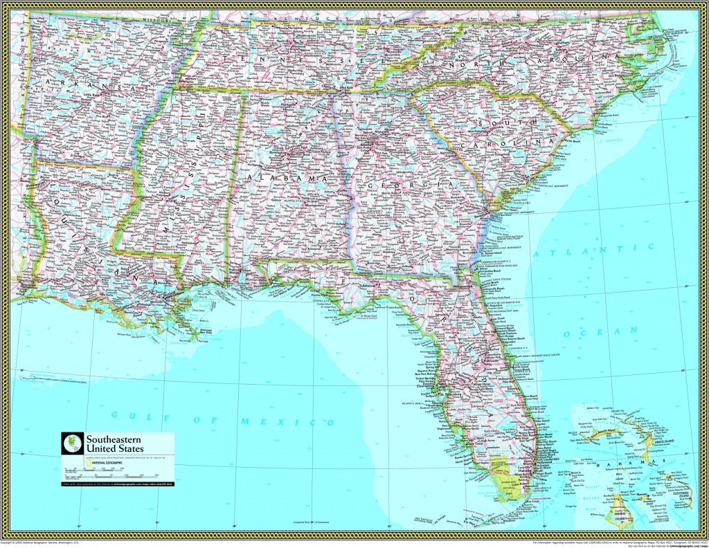 Map Southeast Printable New Major Cities The Region Sout 