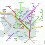 Mappa Della Metropolitana Di Milano Train Map Milan