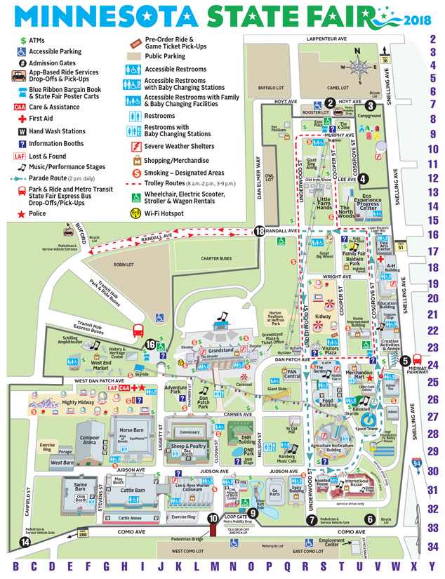 Maps Minnesota State Fair