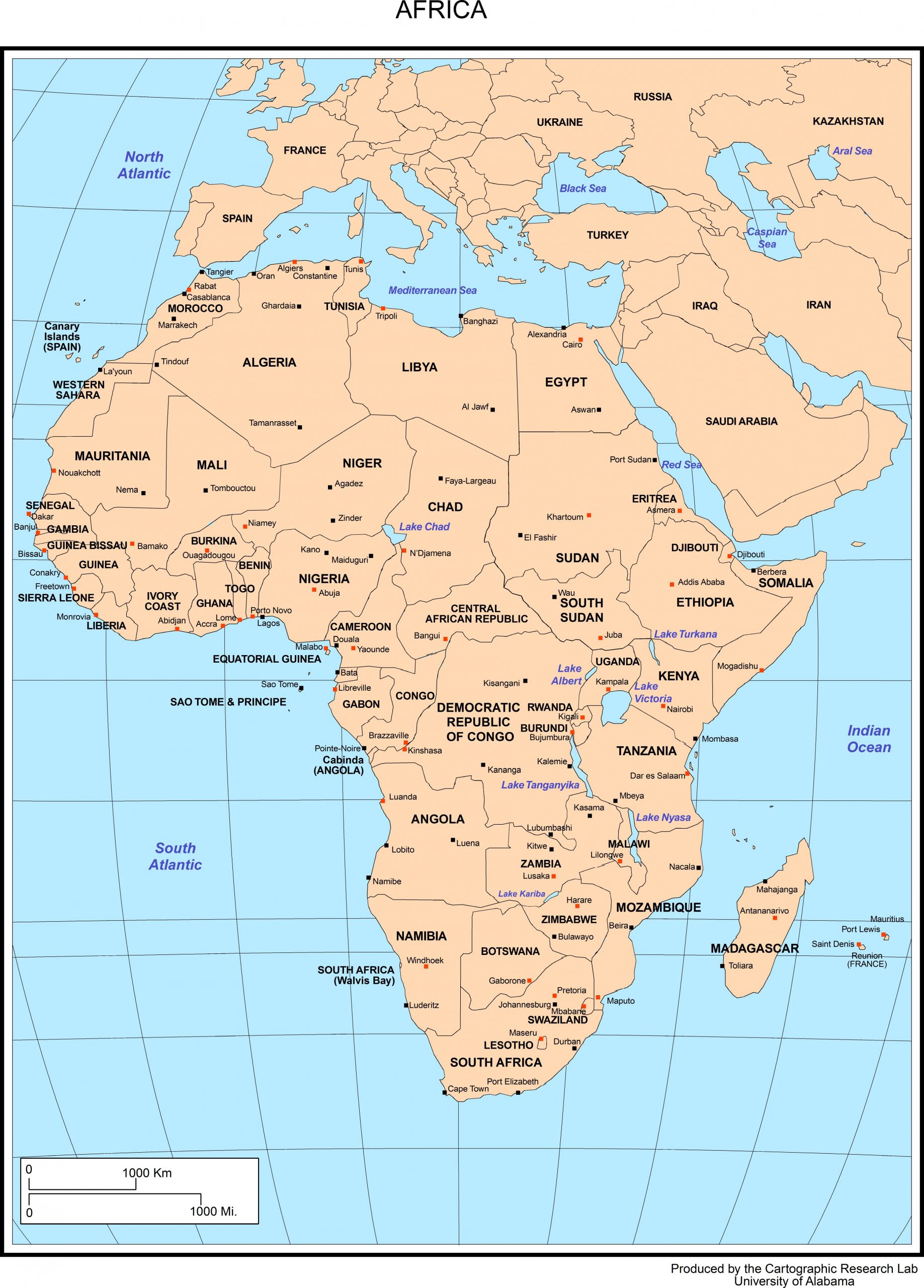 Maps Of Africa