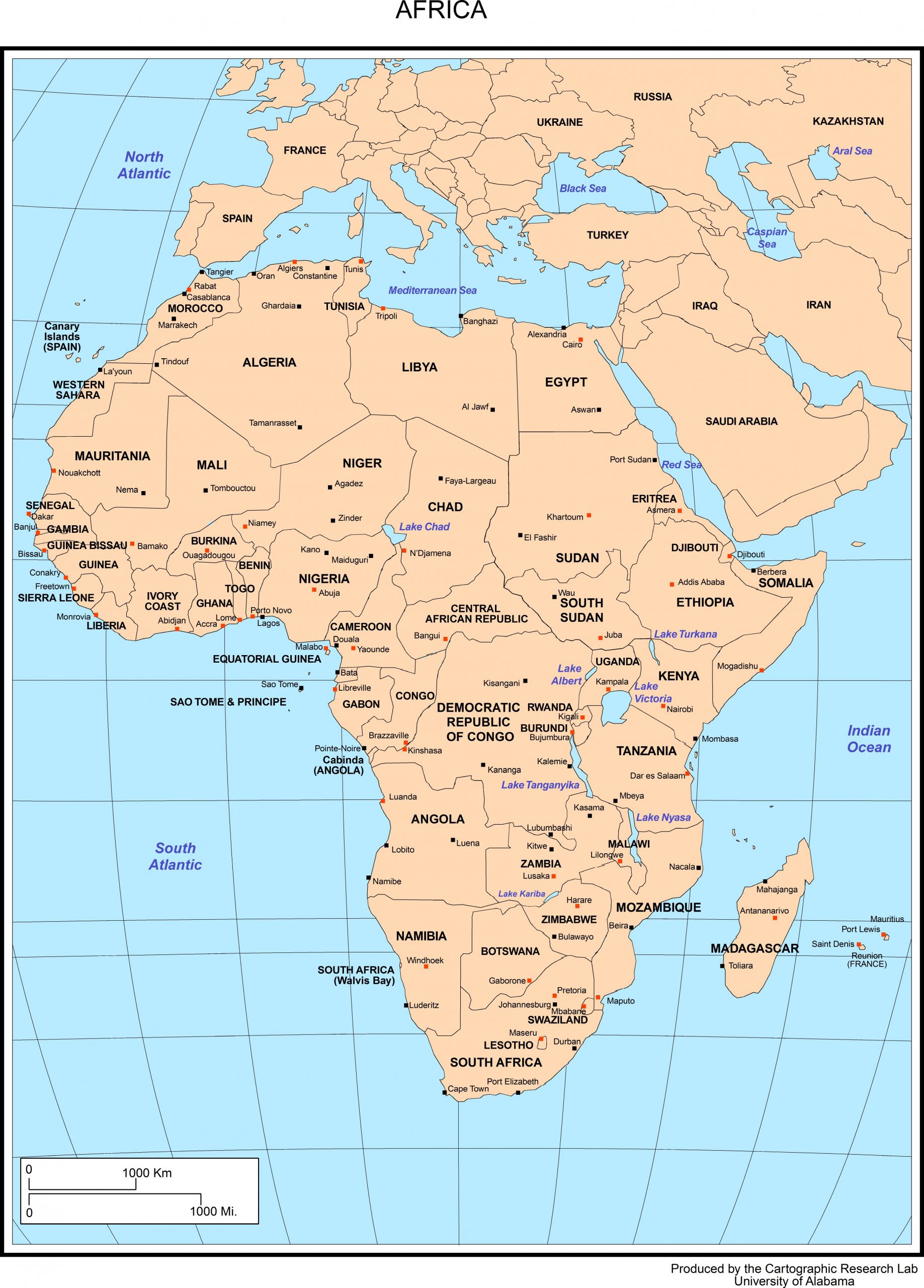 Maps Of Africa Maps Of Africa