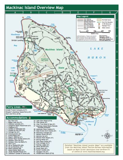 Maps Of Mackinac Island Star Line Mackinac Island Ferry 
