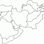 Middle East Outline Map Outline Map Of Middle East By