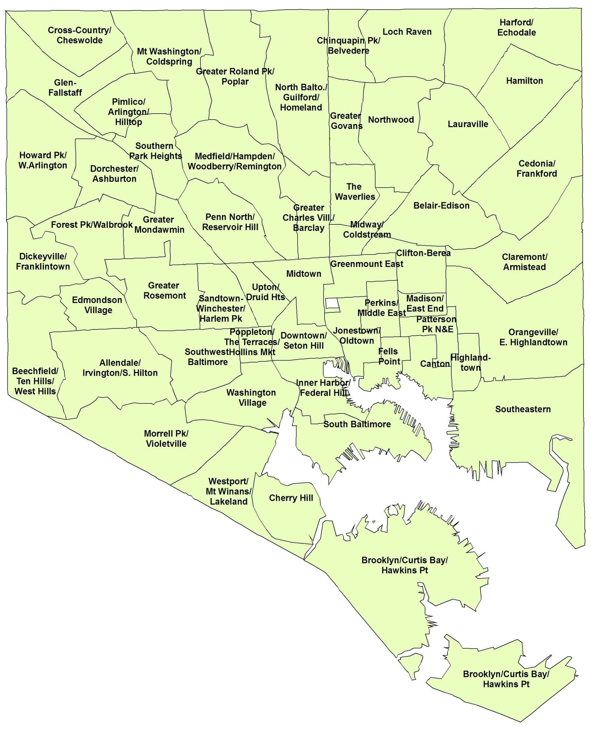 Neighborhood Health Profile Reports Baltimore City 