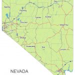 Nevada State Route Map Lossless Scalable AI PDF Map For