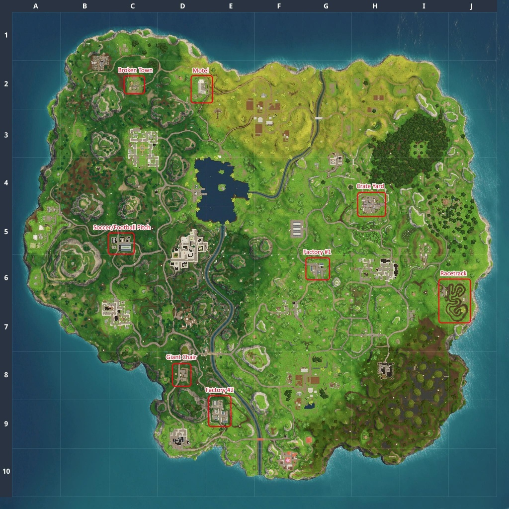 New Map Changes In Fortnite Season 6 Fortnite Wiki Guide 