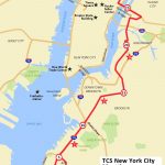 New York Marathon Map