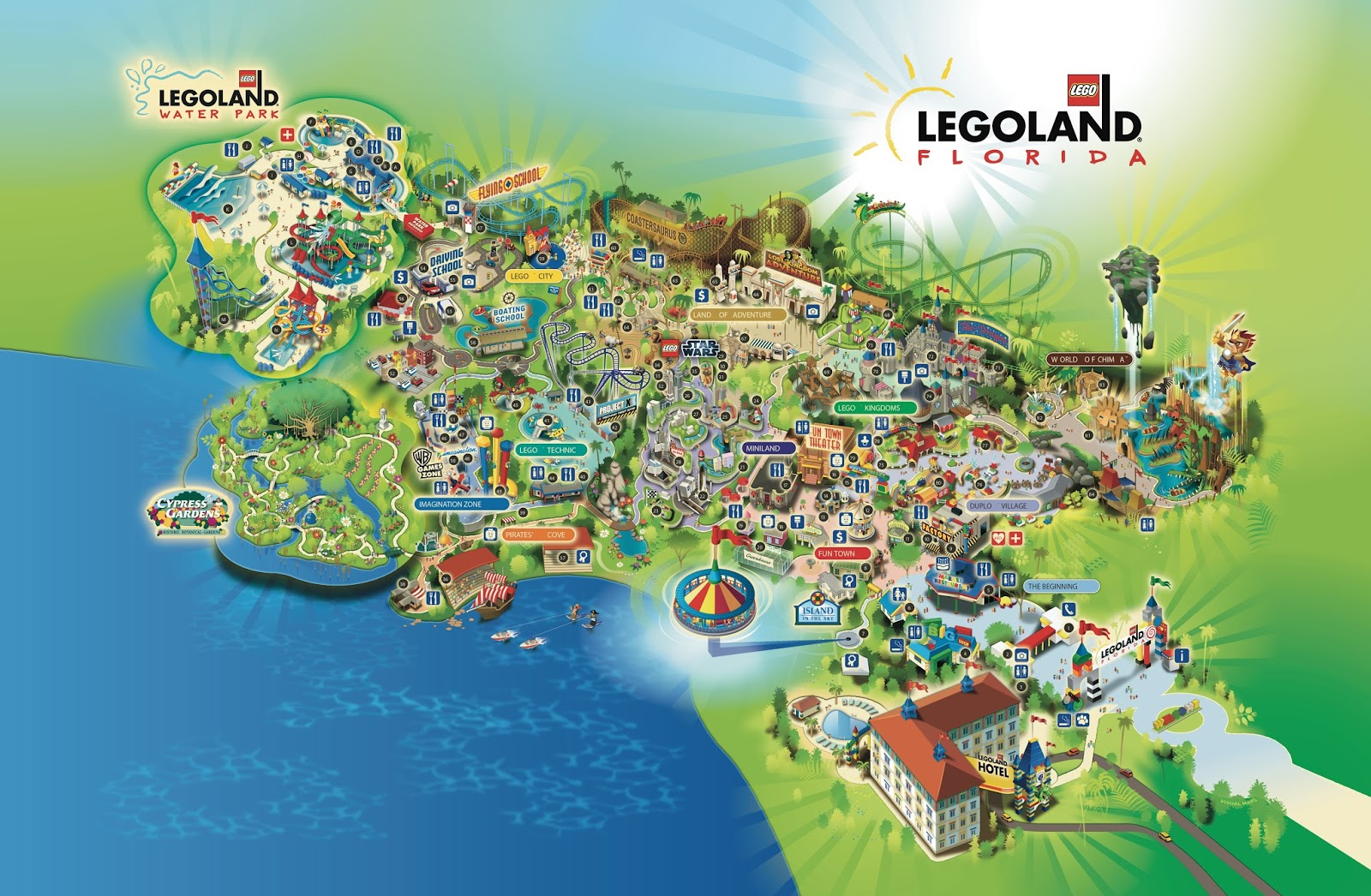 NewsPlusNotes Legoland Florida Hotel Update New Resort Map