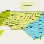 North Carolina Geographical Boundaries And Regions