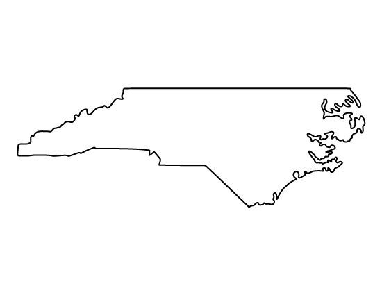 North Carolina Pattern Use The Printable Outline For 
