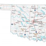 Oklahoma Lakes And Rivers Map GIS Geography