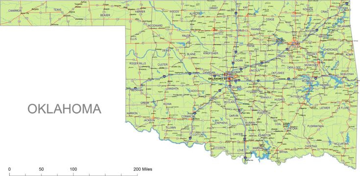 Oklahoma State Vector Road Map Lossless Scalable AI PDF 