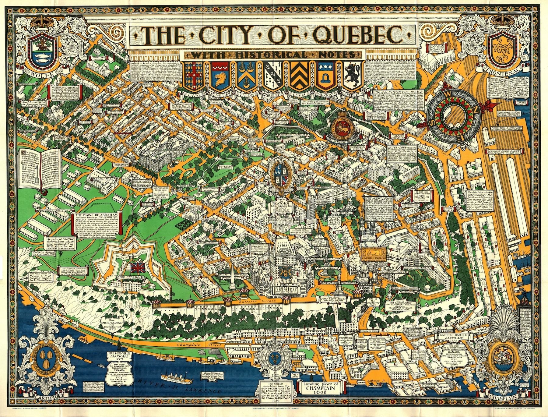 Old Quebec City Map Share Map