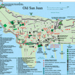 Old San Juan Tourist Map Old San Juan Puerto Rico