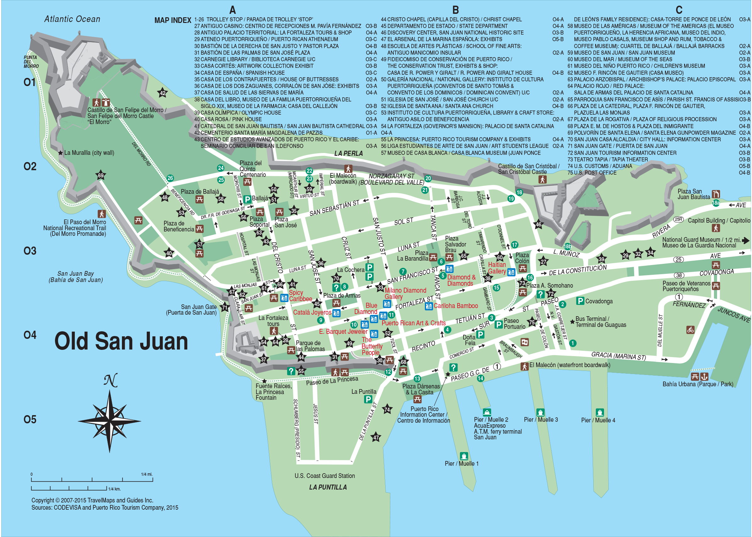 Old San Juan Travel Map San Juan Map San Juan Map Old San Juan Travel Map San Juan Map San Juan Map