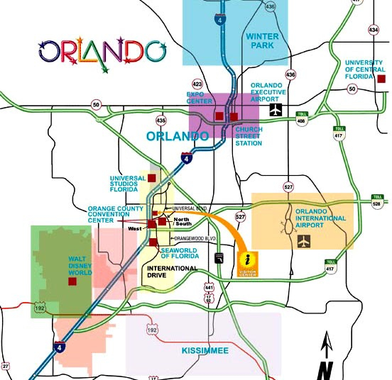 Orlando Florida Map Free Printable Maps