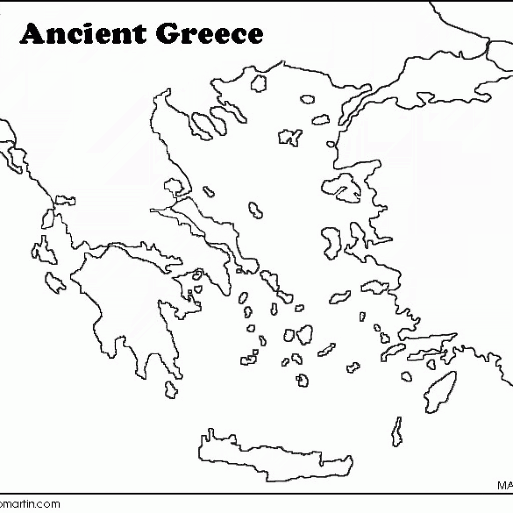 Outline Map Of Ancient Greece Printable Printable Maps