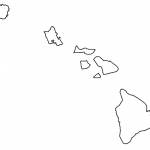 Outline map of hawaiian islands with hawaii map SECURITY