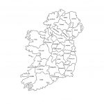 Personalised Map Of Ireland Print By Draw Ink Designs