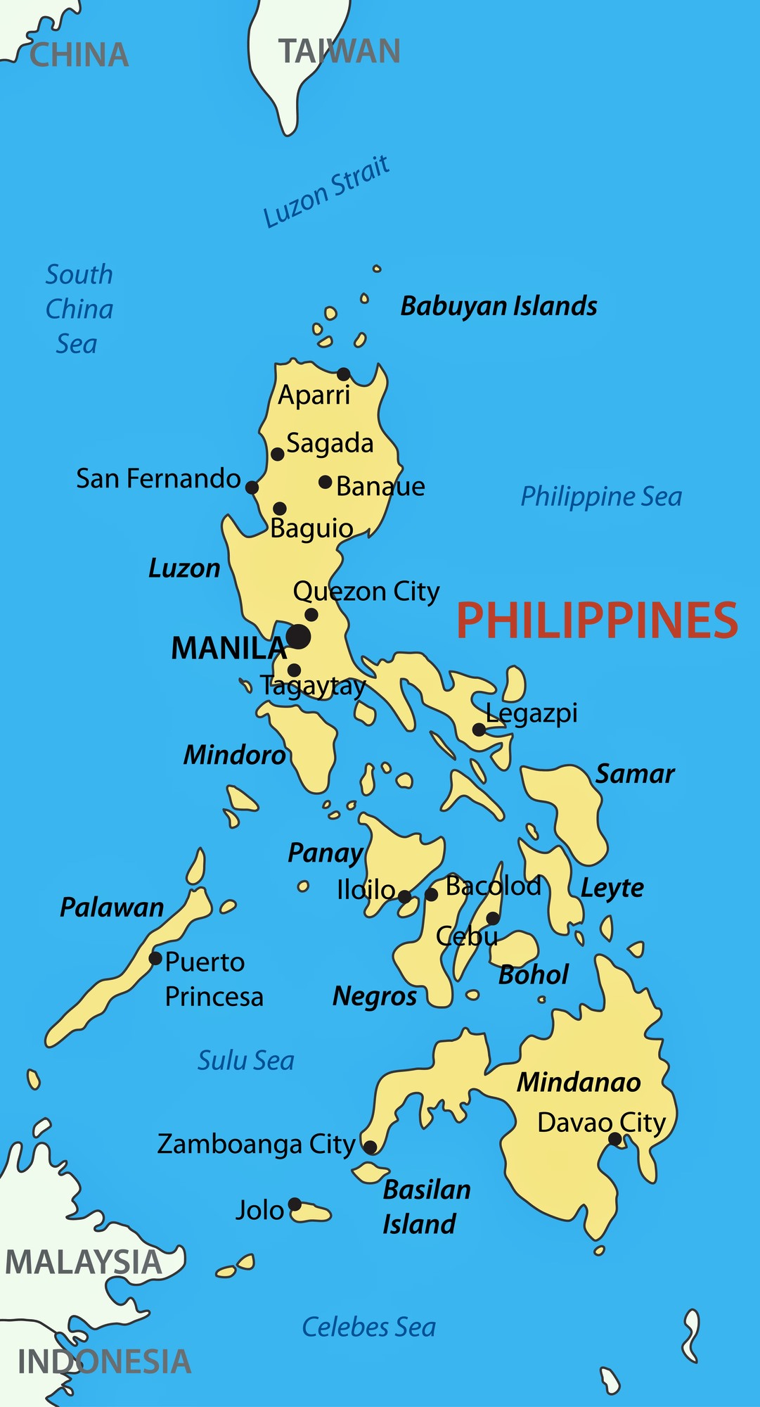 Philippines Maps Printable Maps Of Philippines For Download