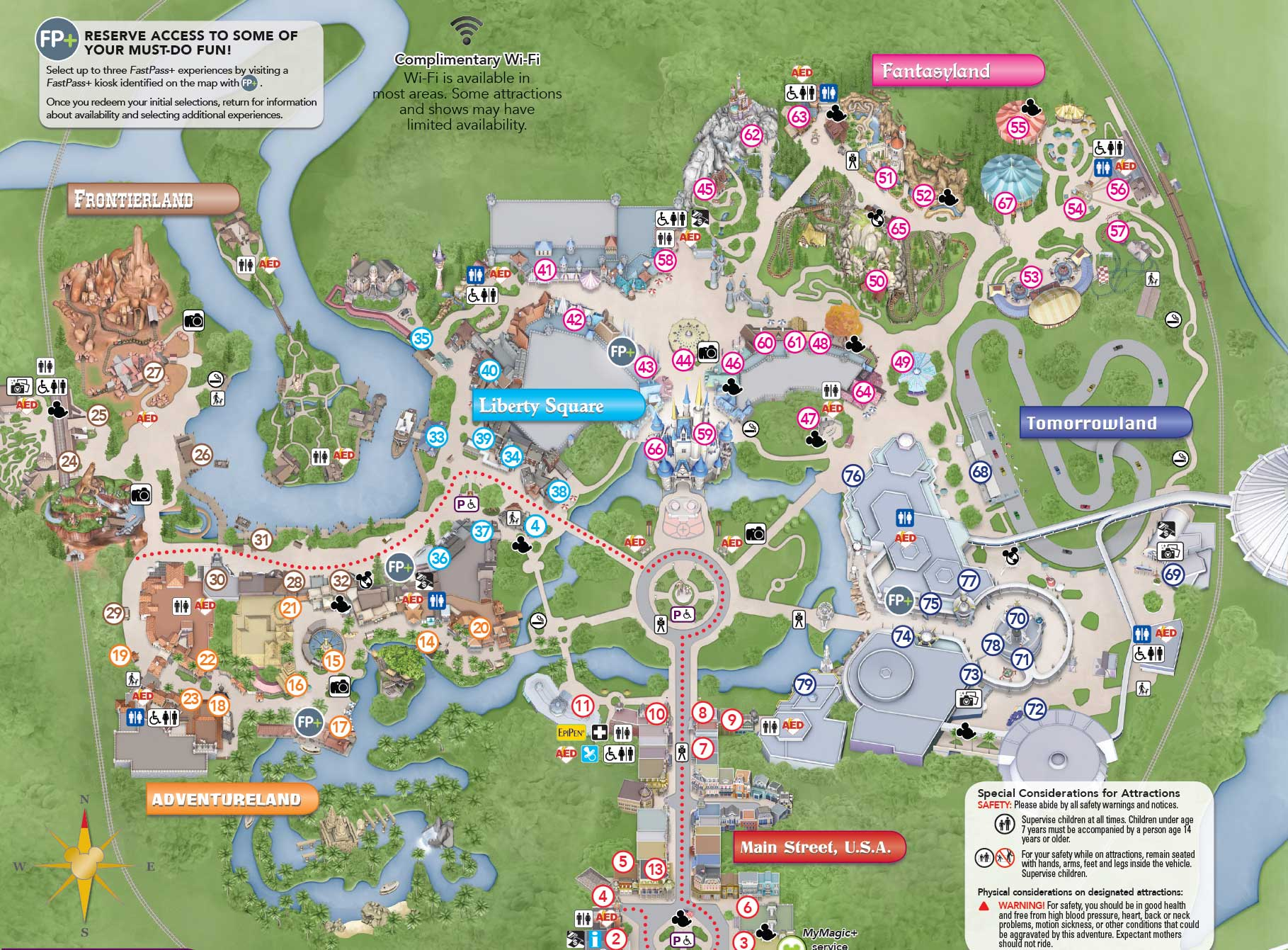 PHOTOS New Magic Kingdom Guide Map Shows Changes To The 