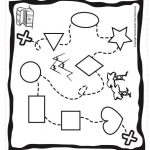 Pirate Themed Pirate Shaped Treasure Map Activity Page