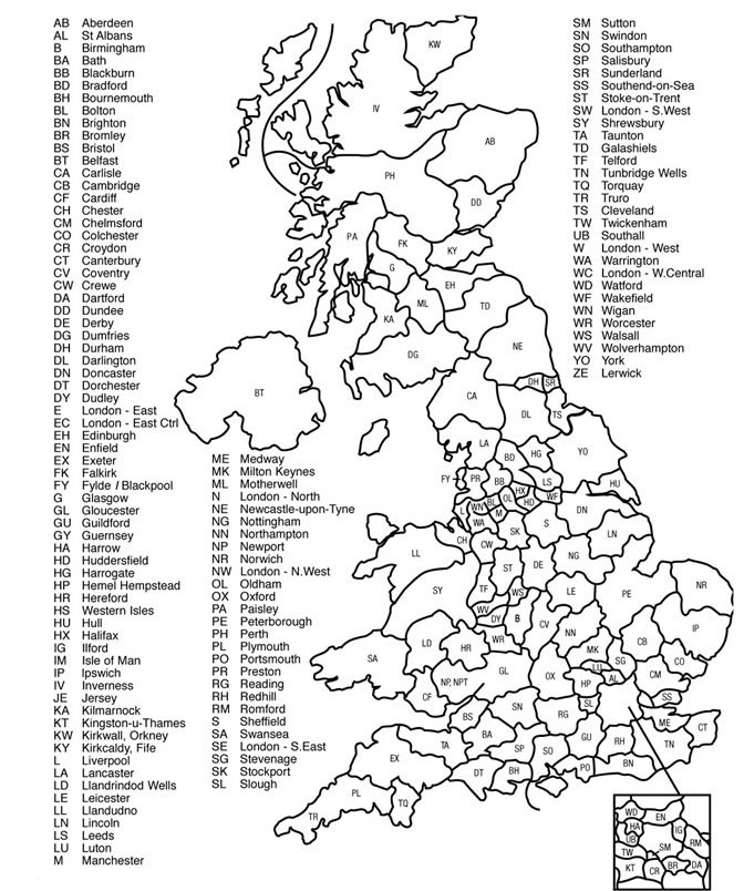 Postcode Map Business Lists UK