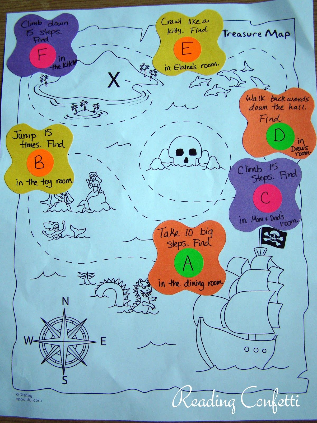 Preschool Treasure Maps Reading Confetti Preschool Treasure Maps Reading Confetti