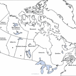 Printable Blank Map Of Canada With Provinces And Capitals