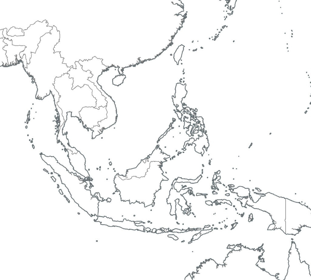 Printable Blank Map Of Southeast Asia Printable Maps