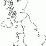 Printable Blank Map Of Uk And Ireland