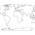 Printable Blank World Map Template For Students And Kids