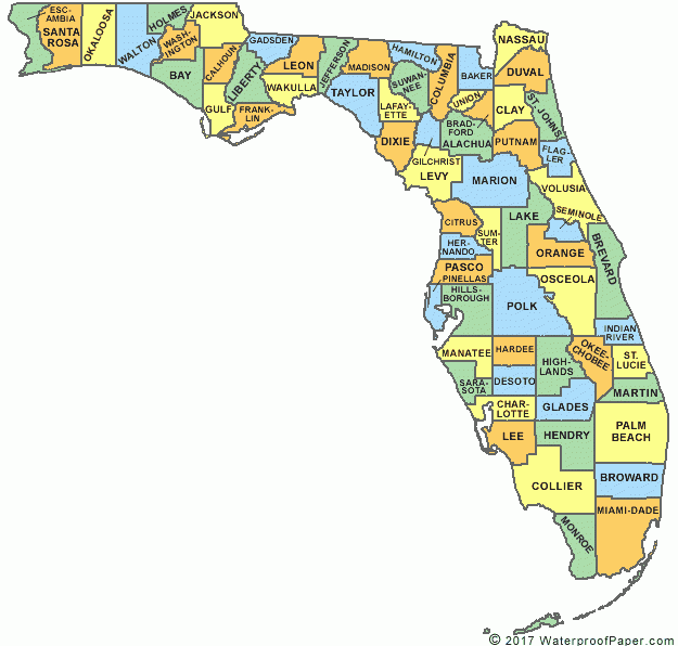 Printable Florida Maps State Outline County Cities Printable Florida Maps State Outline County Cities