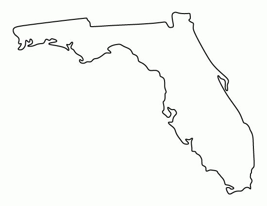 Printable Florida Template