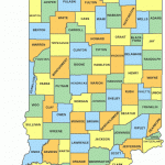 Printable Indiana Maps State Outline County Cities