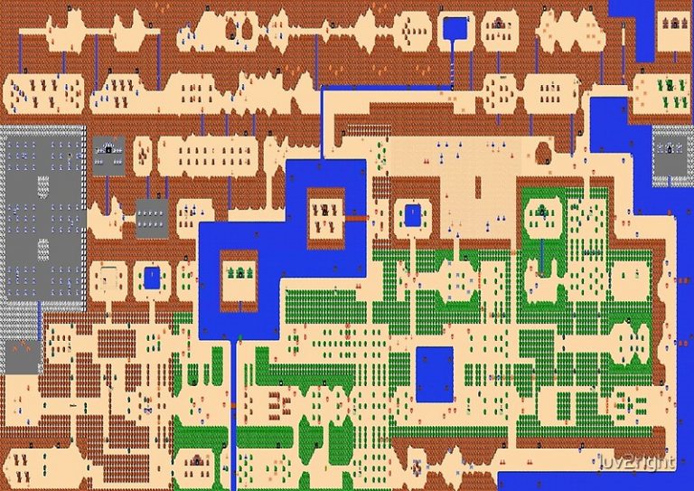 Printable Legend Of Zelda Map That Are Superb Hudson Website