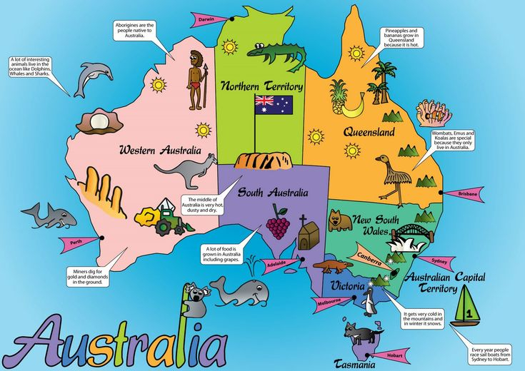 Printable Map Of Australia Australia Maps Printable Of For 